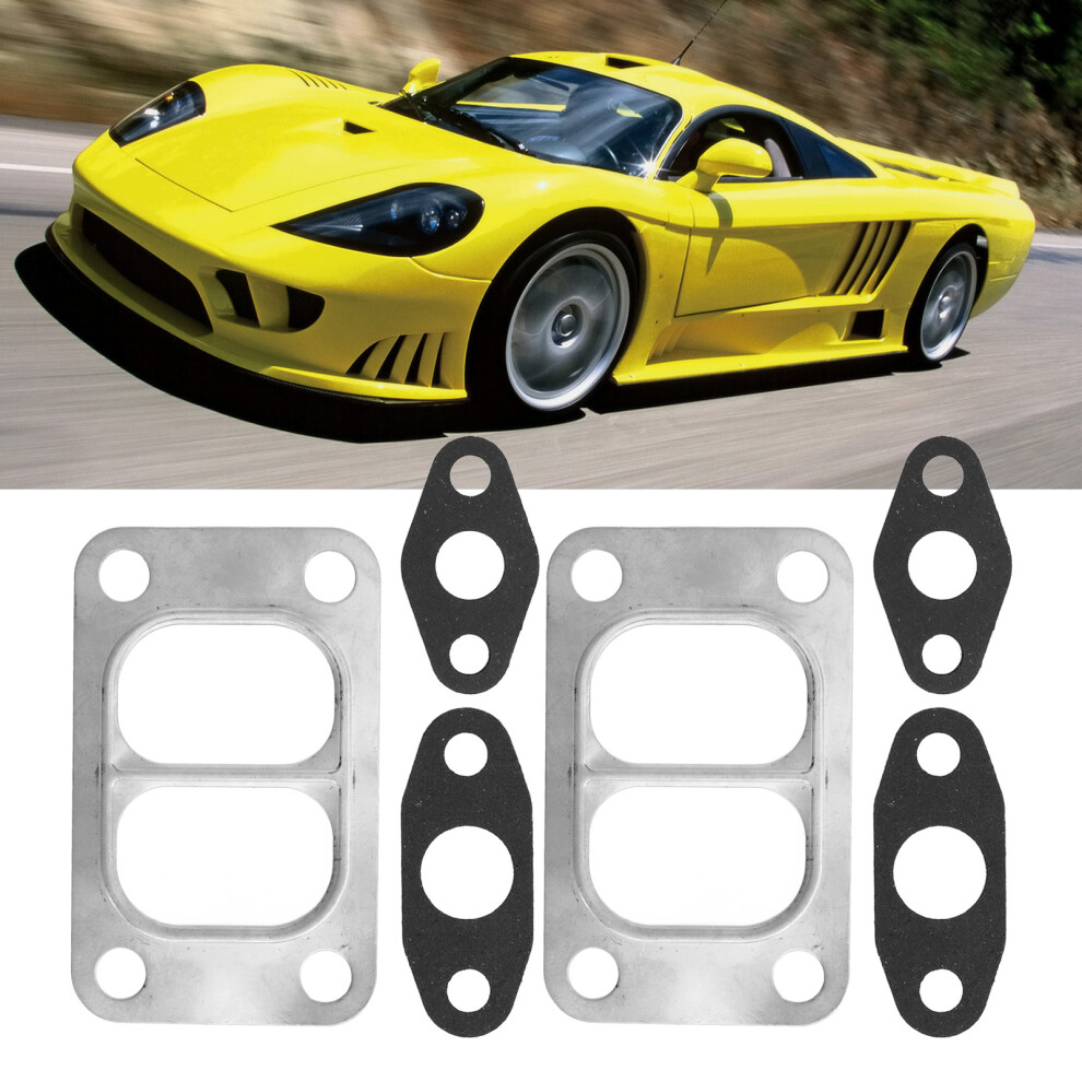 Hx35 Hx40 Turbo Oil Gasket Kit - Inlet Outlet Drain Feed - 2 Pcs 8381355514292