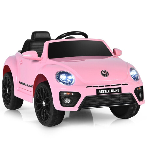 Auto per bambini VW Beetle con musica e telecomando