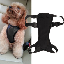 Hund Auto-Geschirr-Set mit Sicherheitsgurt, Größe L, Nylon-Mesh