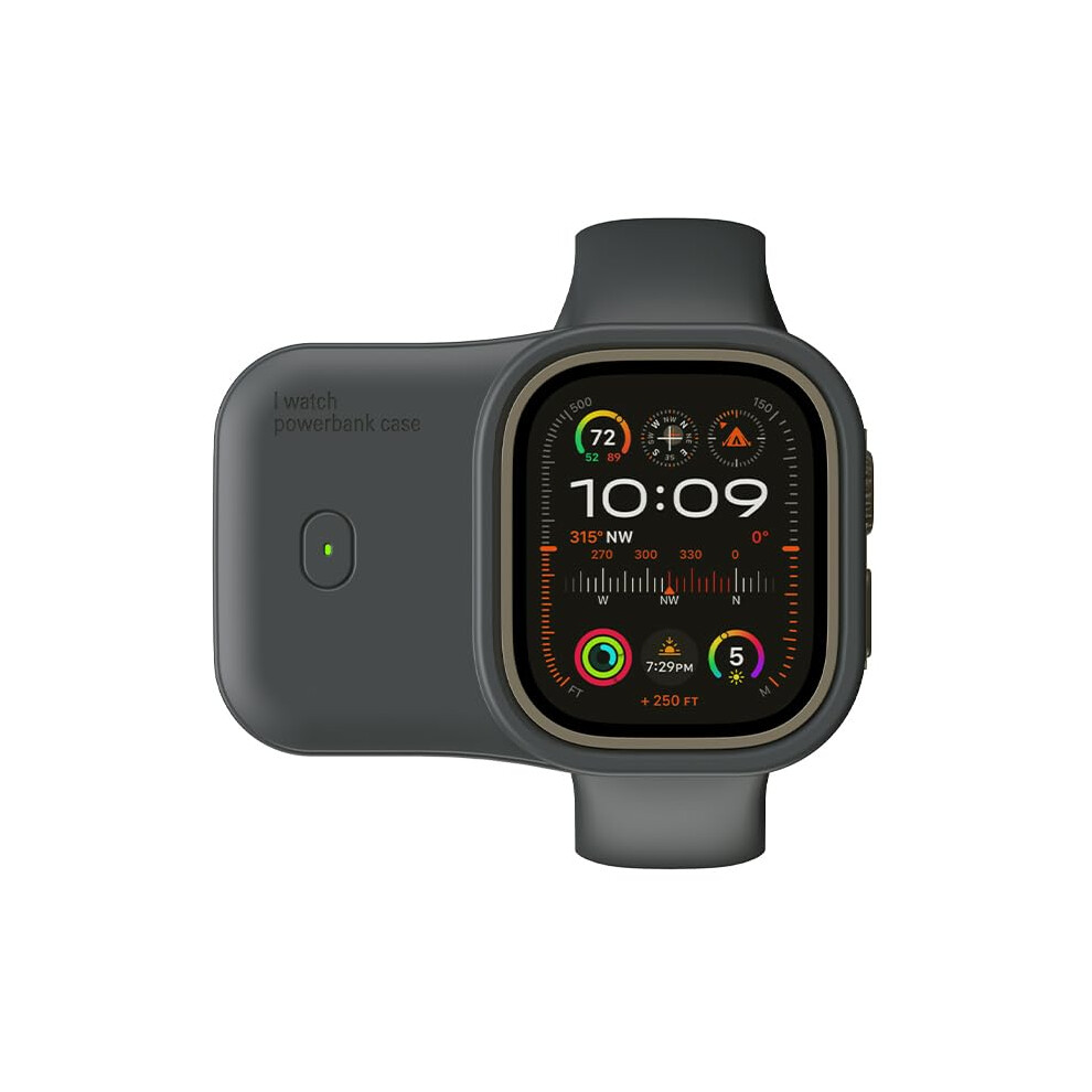 Power Bank For Apple Watch 49Mm Series Ultra/Ultra2, Wireless Magnetic Charger, 1200Mah, Portable, Midnight 9067246328849