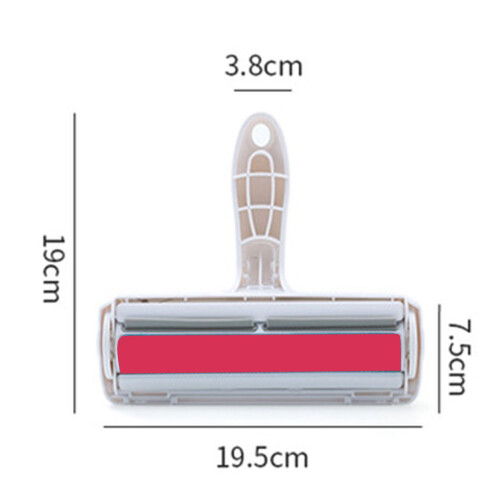 Tierhaarentferner-Roller Rot Klein ABS-Nylon 180 g