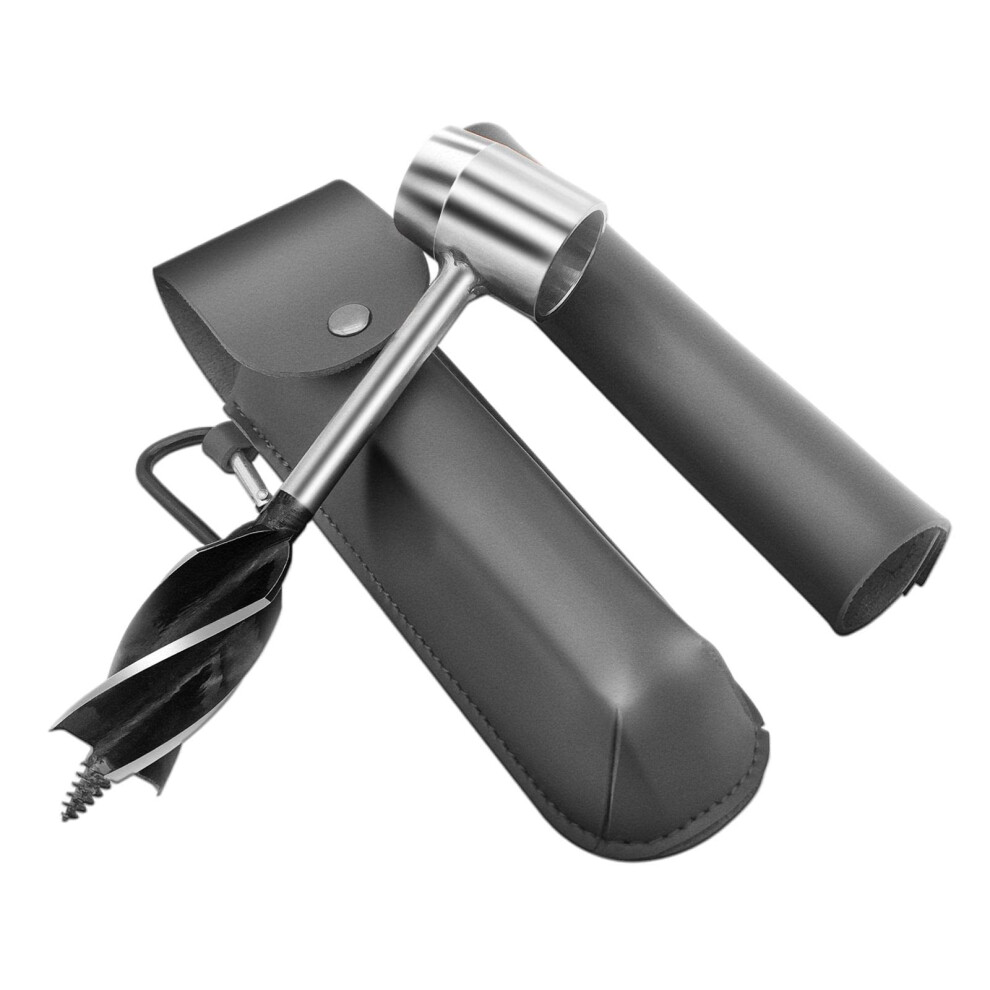 Hand Drill Bit For Wood Peg And Multi Purpose Woodworking Wood Auger For Backpacking Gray 9393856632060