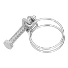 201 Edelstahl Doppel Draht Schlauch Klemmen Anti