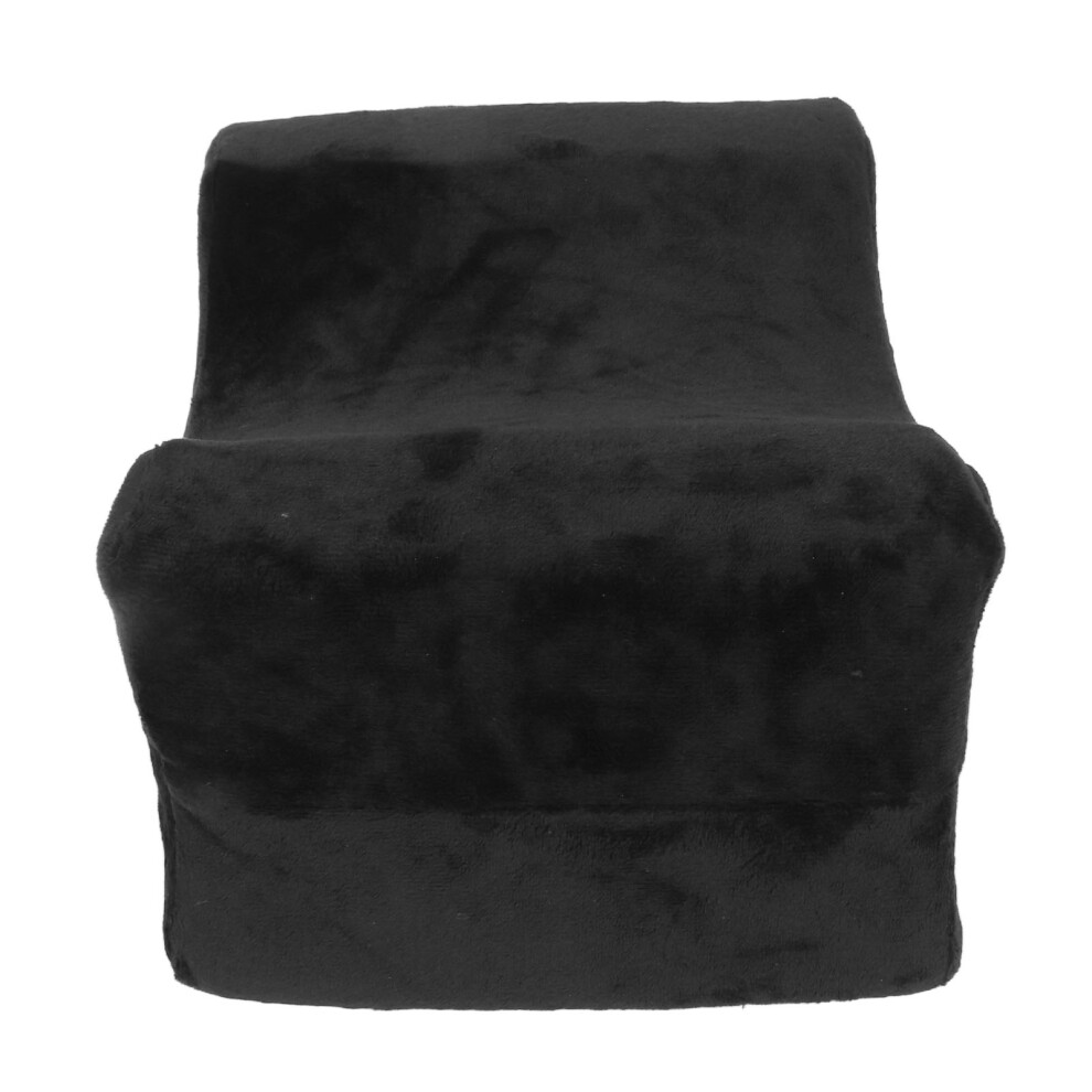 Black Memory Foam Leg Pillow Â 25.5X20.5x15cm, Orthopedic Support