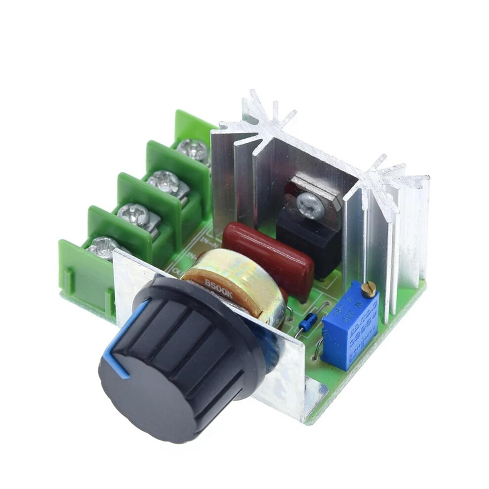Ac 220V 2000W Scr Voltage Regulator Dimming Dimmer Module Electronic Starter Speed Controller Thermostat Voltage Regulator Module 9084446620924