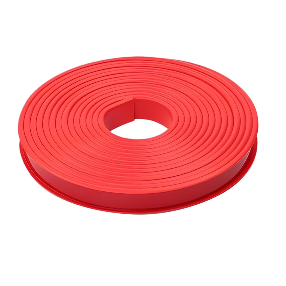 5M U-Shape Edge Banding Strip Self-Adhesive Edging Protector For Furniture Tpe Veneer Corner Guard 12Mm Red