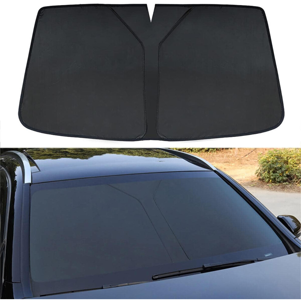 Car Windscreen Sun Shade For Mazad Alexa Hatchback 2013-2018 Foldable Front Windshield Uv Rays Blocker Keeps Cooler 9084446621082