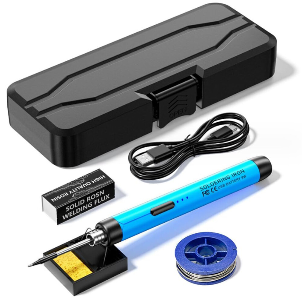 Usb Portable Intelligent Electric Soldering Iron Temperature Adjustable 300-450C Multifunctional Pen Soldering Tool 9354506542269