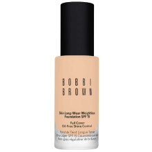 (Neutral Ivory) Bobbi Brown Skin Long-Wear Weightless Foundation SPF15 Warm Walnut 30ml