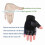 Half Finger Motorcycle Gloves with Premium Breathable Fabric - 2Pcs 6