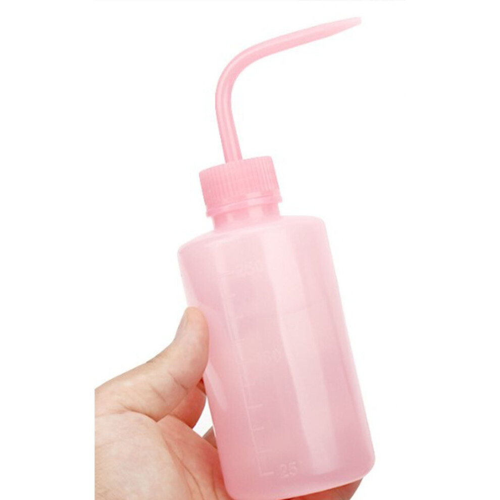 250ml Curved Nozzle Eyelash Rinse Bottle Leakproof & Portable Design