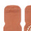 1 Paar Kindersocken, orange, süßes 11