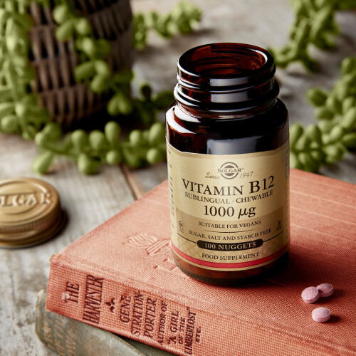 Solgar Solgar, Vitamina B 12 Sublinguale, 1,000 mcg, 100 Nuggets 2