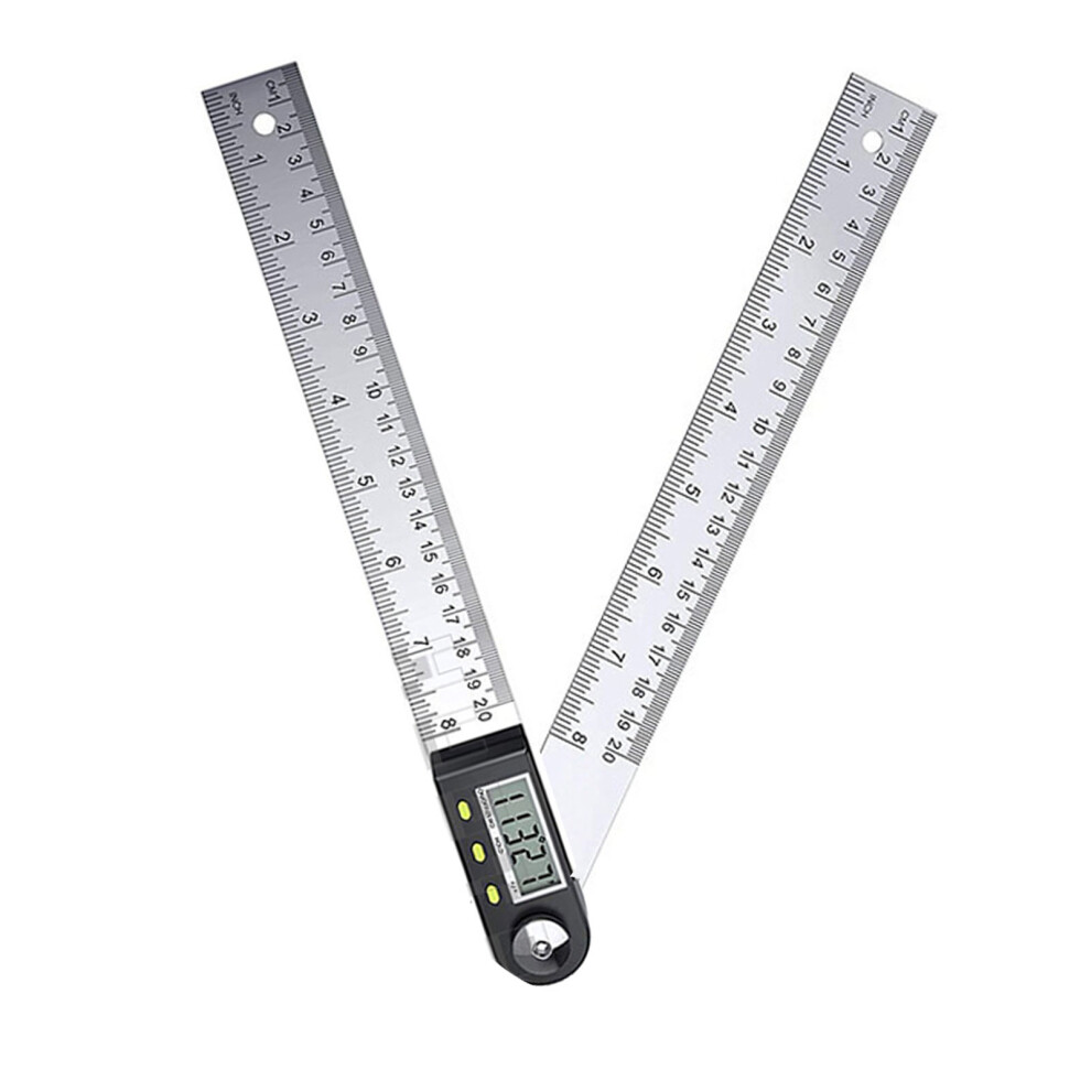 Digital Angle Finder Protractor 200Mm Â Multifunctional Digital Ruler For Woodworking & Construction 7891355557119