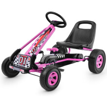 Pedal Gokart Pedalbetriebenes Aufsitzauto Kinderauto Pedalfahrzeug 98 x 59 x 61cm Rosa