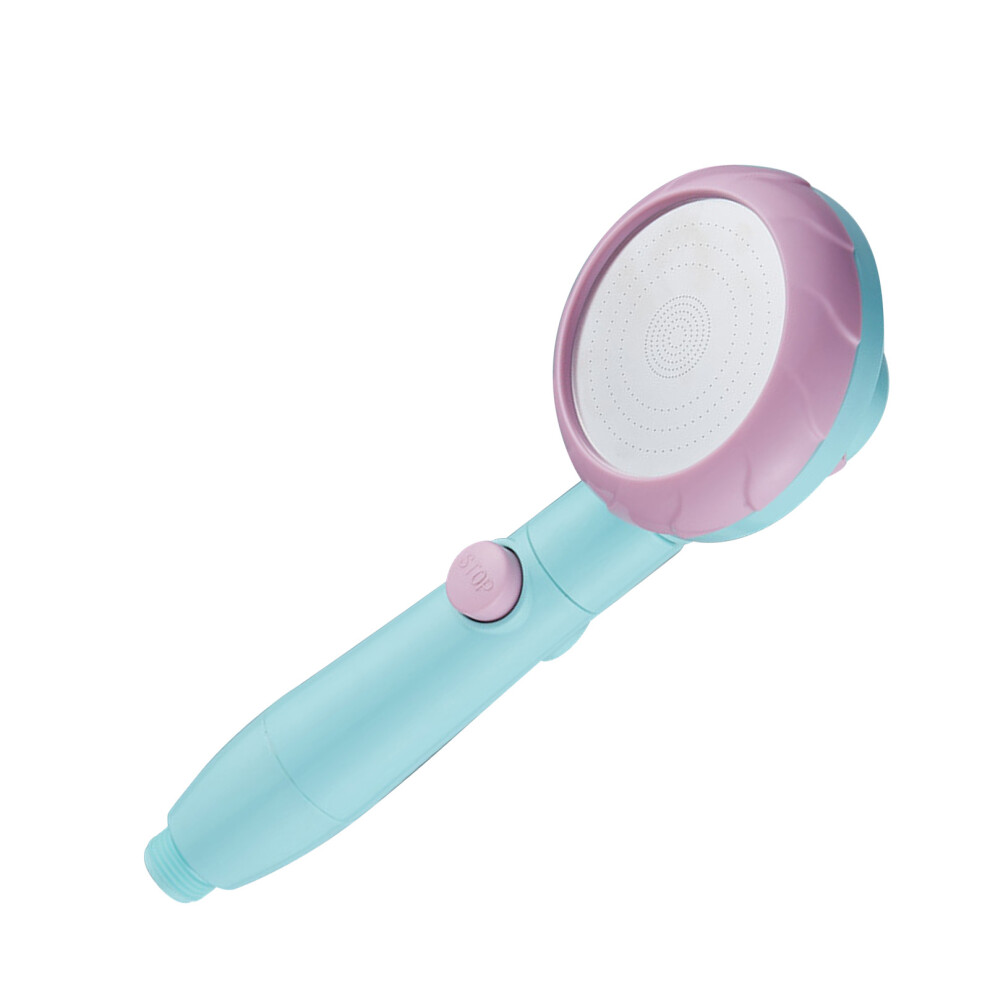 High Pressure Pink Abs Handheld Shower Head Water Saving 220G 9321355559069