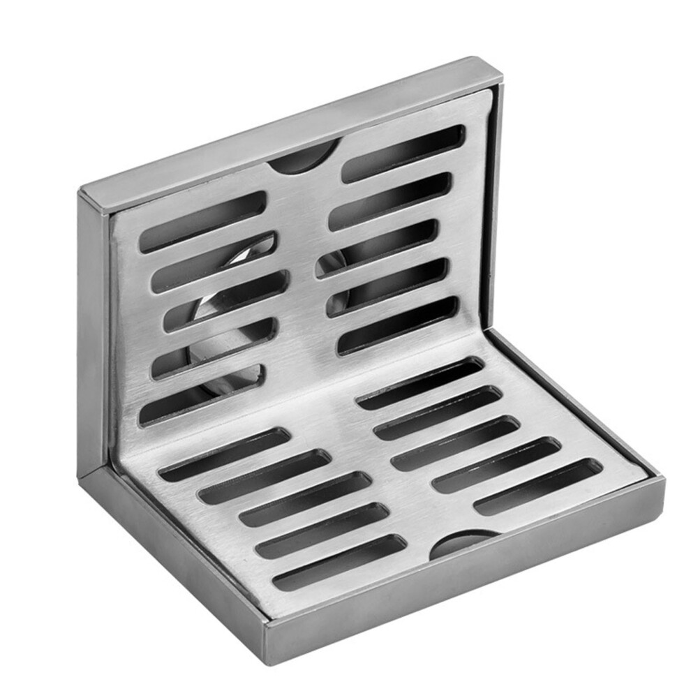 304 Stainless Steel Side Drain For Bathroom, 50Mm Pipe, Thickened L Shape 4651355561409