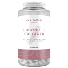 (180 Capsules) Myvitamins Coconut and Collagen