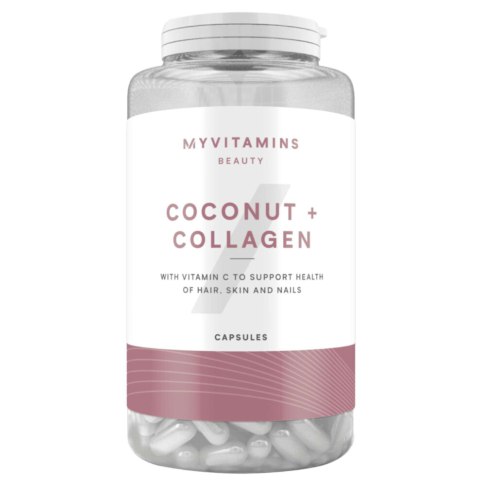 (180 Capsules) Myvitamins Coconut and Collagen