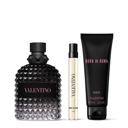Valentino Valentino Born in Roma Uomo EDT Gift Set (100ml + 75ml + 10ml) 2