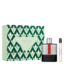 Prada Luna Rossa Carbon 100ml EDT & 10ml Travel Spray Gift Set