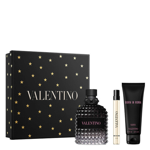 Valentino Valentino Born in Roma Uomo EDT Gift Set (100ml + 75ml + 10ml) 1