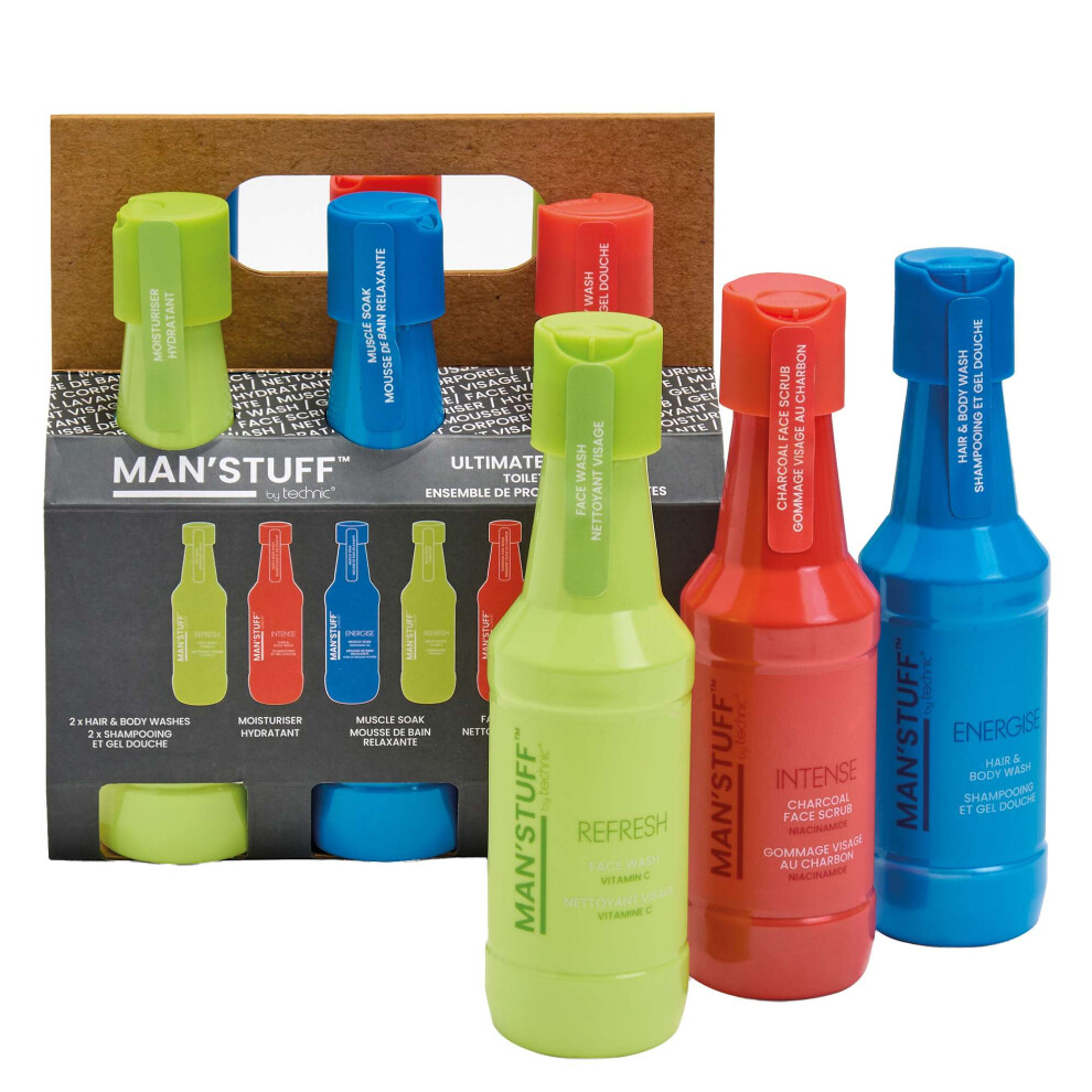 Man'stuff Ultimate Six Pack Toiletry Gift Set