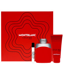 Mont Blanc Legend Red 3 Pcs Set For Men: 3.3 Eau De Parfum + 0.25 Eau De Parfum + 3.3 Shower Gel
