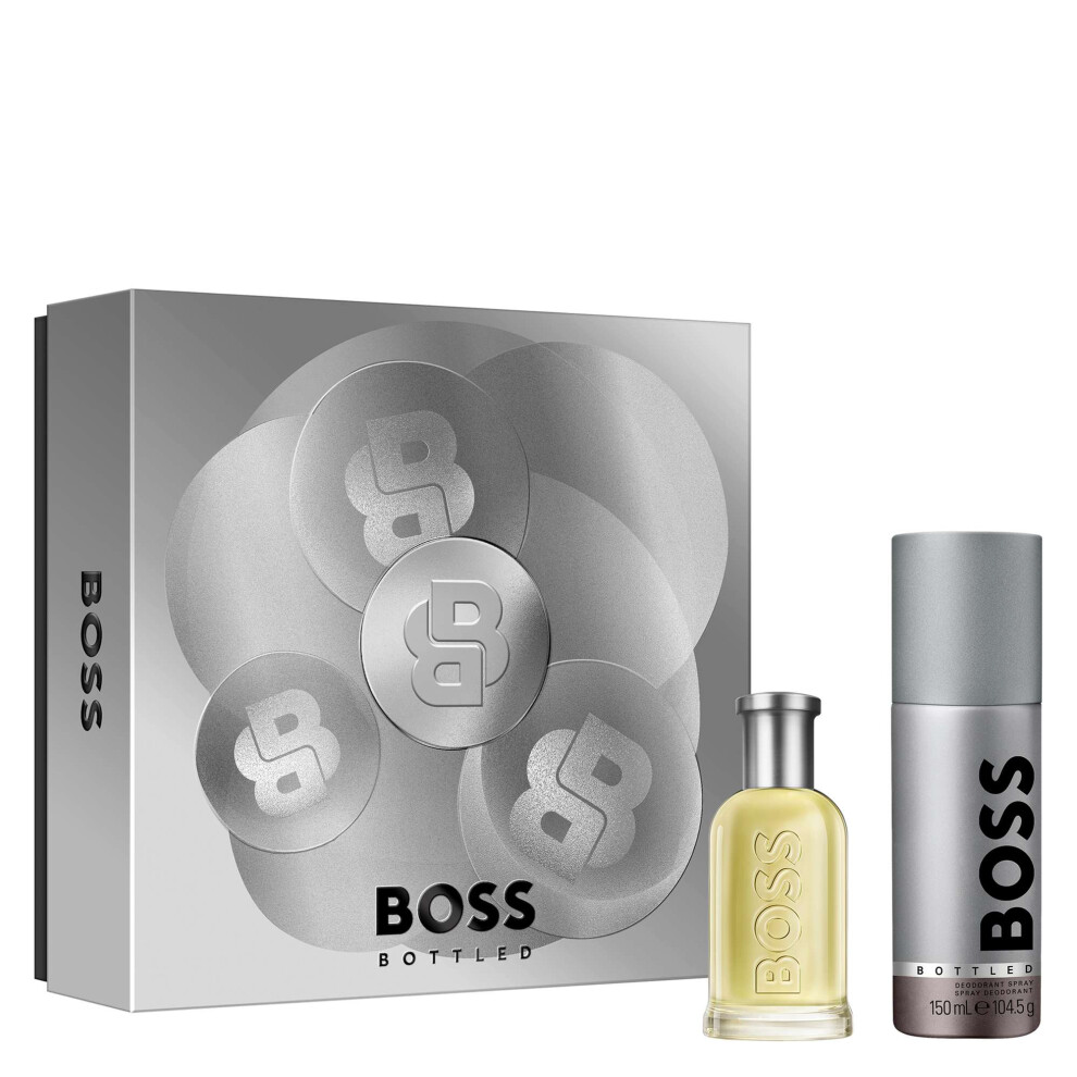 Hugo Boss Boss Bottled Eau De Toilette 50Ml Gift Set (Worth 75.00)