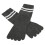 Dunkelgraue Split Toe Yogasocken, Baumwolle, Anti-Rutsch, Mittellang 14