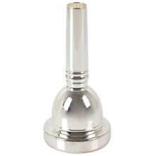 (As show, One size) 12C Small Shank Trombone Silver Mouthpiece New