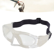 Impact Resistant Sports Goggles, UV Protection, White, PC Material