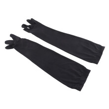 Black Arm Sleeves Sun Proof Nylon Silicone Lightweight 36x16x12cm