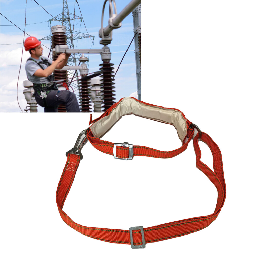 High Strength Widened Safety Belt With Adjustable Lanyard For Electricians 6921355603491