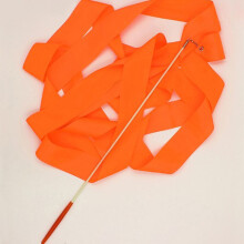 4m/13.12ft Orange Dance Ribbons for Gymnastics & Kids Sample Streamers