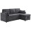 3-in-1 Convertible Sofa Bed with Internal Storage Chaise 5