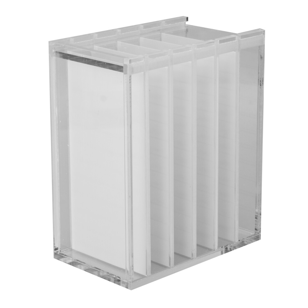 Multi-Layer Acrylic Eyelash Organizer Box Clear 5 Levels for Makeup & Storage