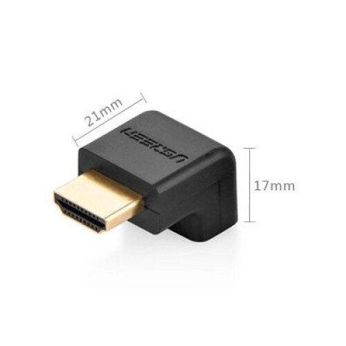 Ugreen HDMI-Adapter rechtwinklig - Schwarz 1