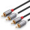 Ugreen 2x RCA/Cinch stereo/audio/video cable, 5m - Grey 8