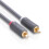 Ugreen 2x RCA/Cinch stereo/audio/video cable, 5m - Grey 4