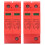 2Pcs SPD Schutz Geräte DC Photovoltaik Ableiter 2P 1
