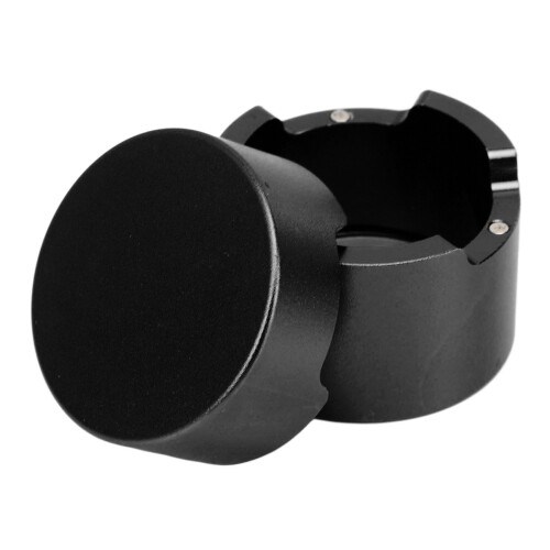Premium Black Round Billiard Chalk Box - Easy Pocket Storage Solution