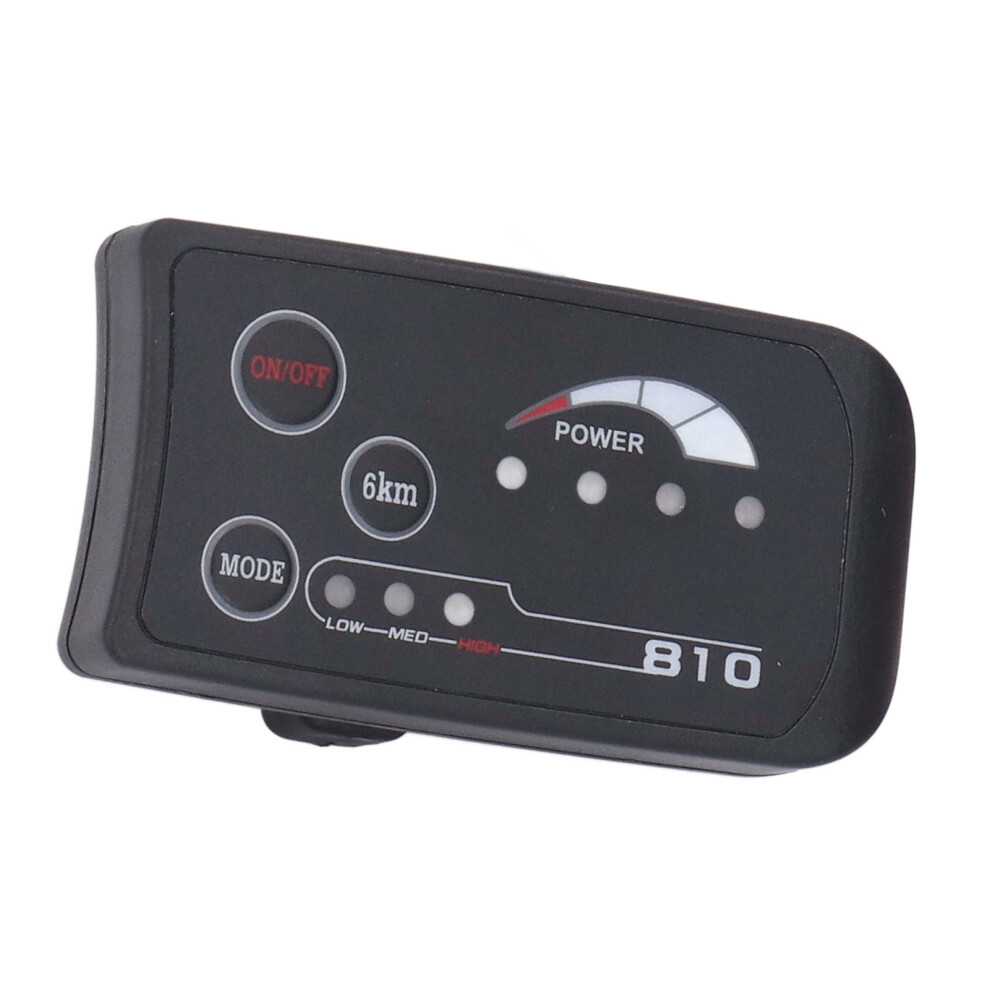 S810 Led Bicycle Display Meter - 4 Wire 36V/48V Waterproof Easy Operation 8111355640598