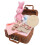 Geschenkkorb für die Babyparty, einschließlich 2