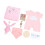 Geschenkkorb für die Babyparty, einschließlich 8