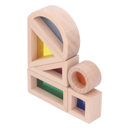 Baby Holzbausteine Pädagogisches Transparente 1