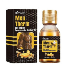 (1pc) Mentherm Bee Venom Gynecomastia Heating Oil, Men Therm Bee Venom, for Chest