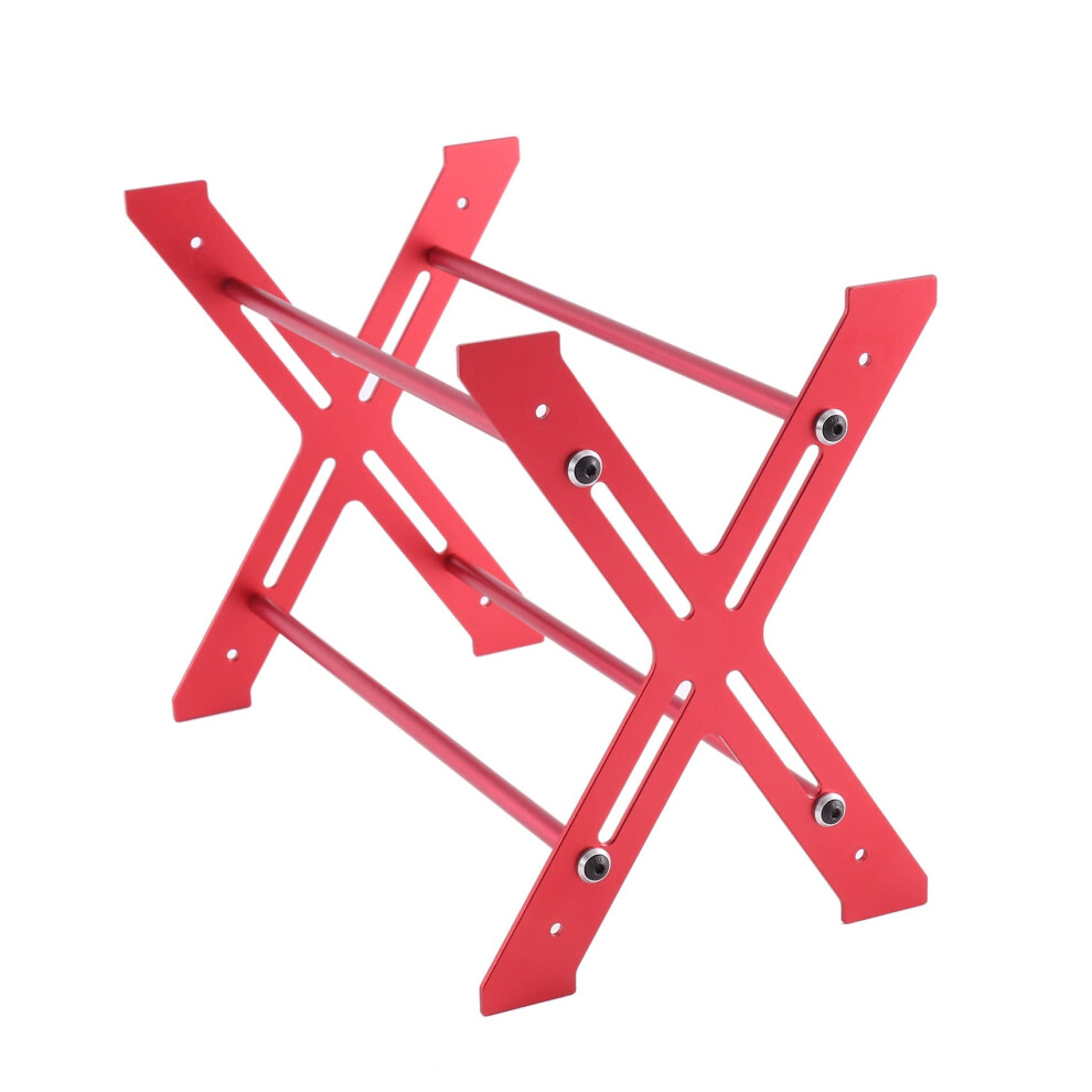 1/10 Scale 1.9 2.2 Wheel Rim Tire Storage Rack For Rc Crawler Fits 4-6 Tires For Axial Scx10 D90 D110 Red 9067246331177