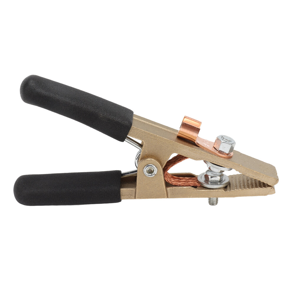 300A Brass Welding Ground Clamp, 45Mm Earth Clip For High Current Welding 4991355642648