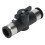Push-to-Connect-Kugelhahn mit gerader Union, 2